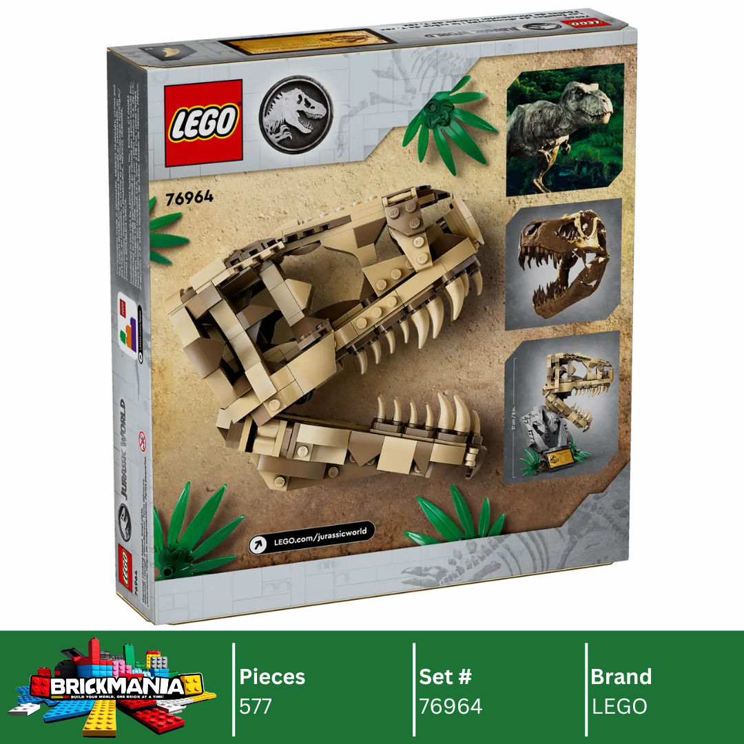 LEGO 76964 Dinosaur Fossils: T. rex Skull | 577 PCS