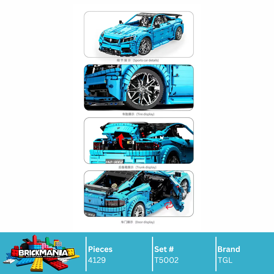 TGL T5002 Mercedes Benz C63 AMG Building Toy Set | 4129 PCS