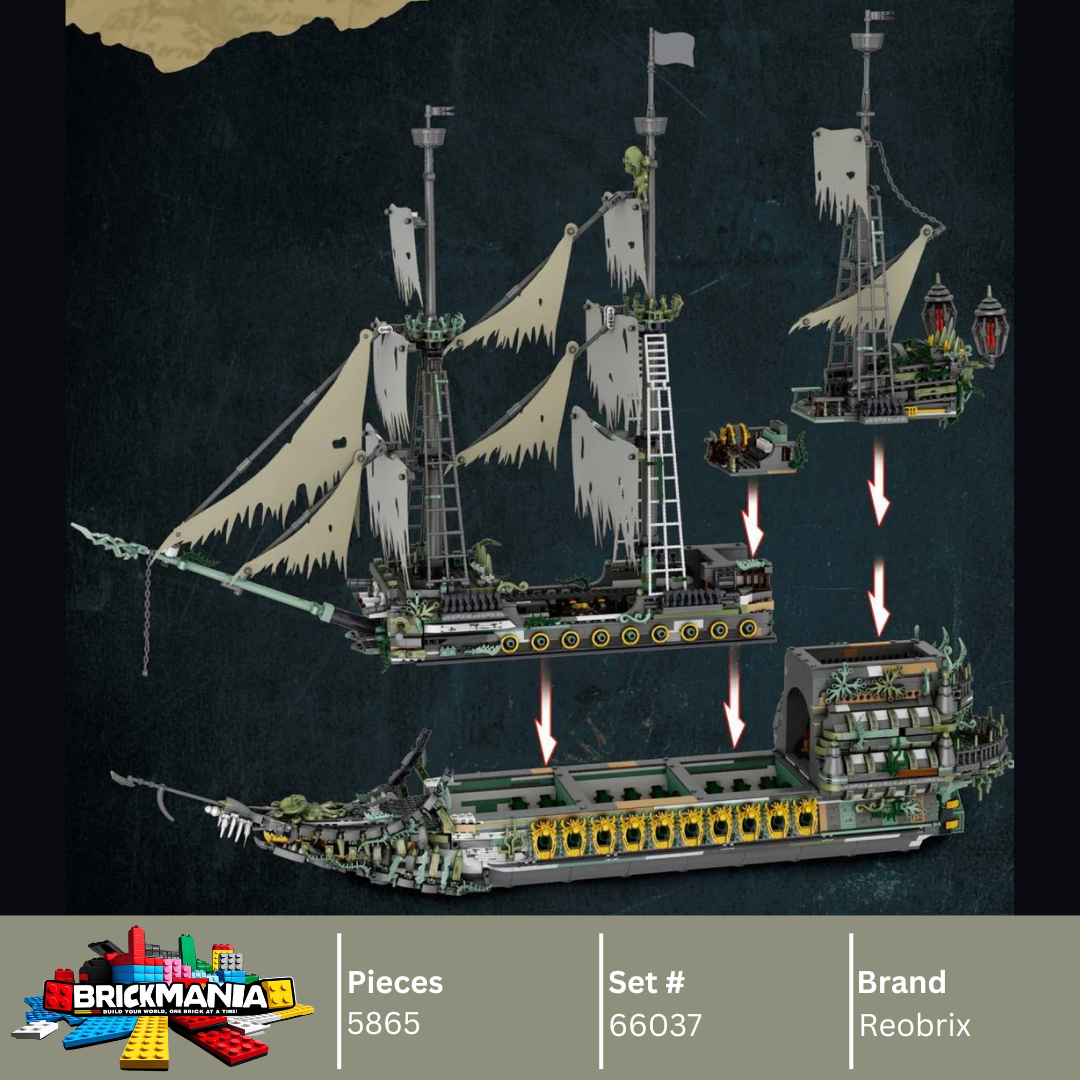 Reobrix 66037 The Flying Dutchman Building Toy Set | 5865 PCS