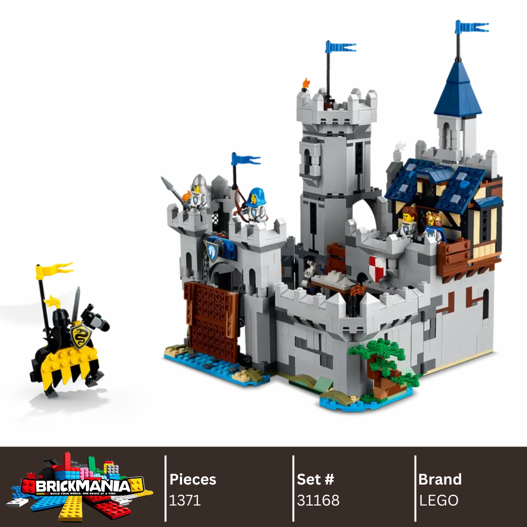 LEGO 31168 Creator 3in1 Medieval Horse Knight Castle | 1371 PCS