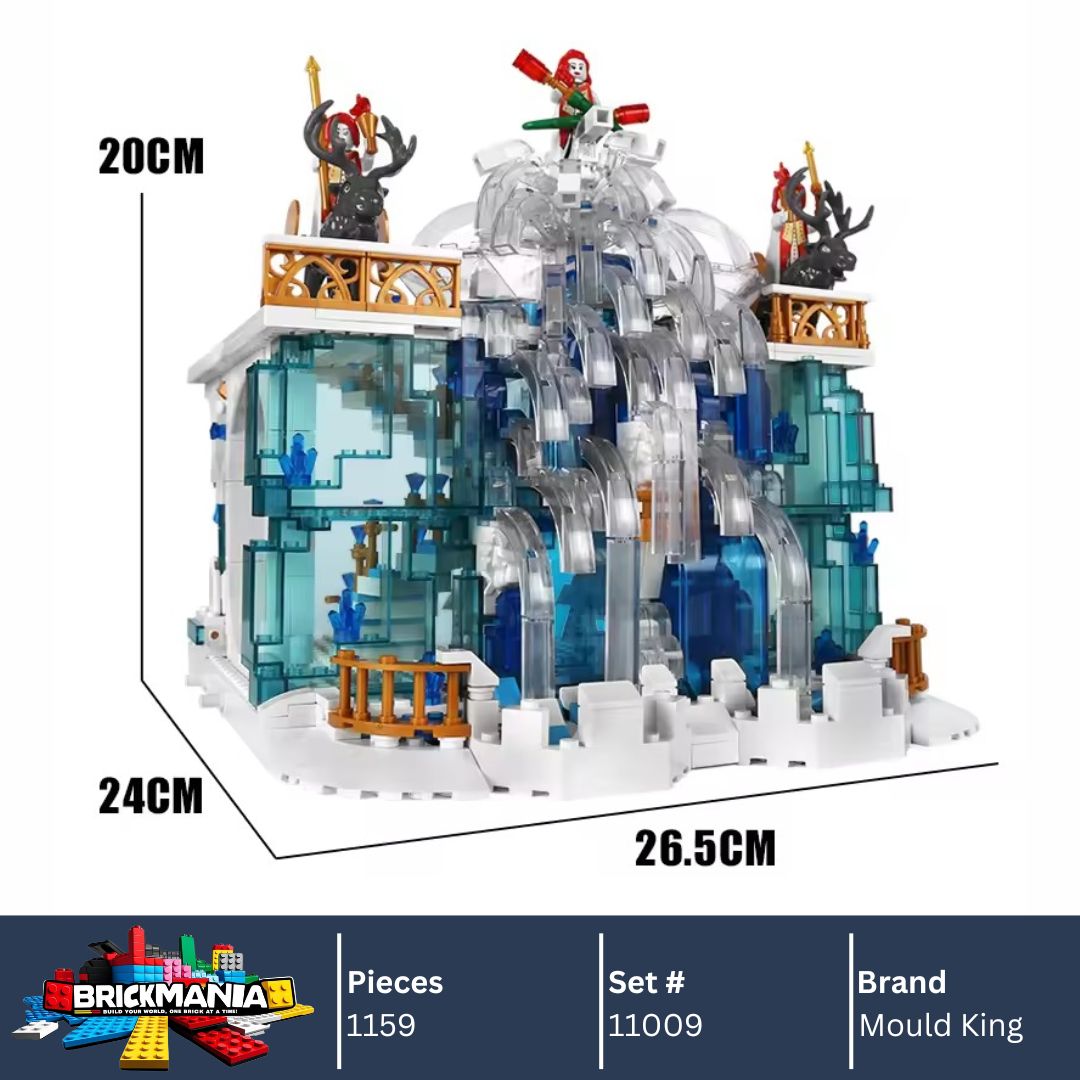Mould King 11009 Crystal Falls Building Toy Set | 1159 PCS