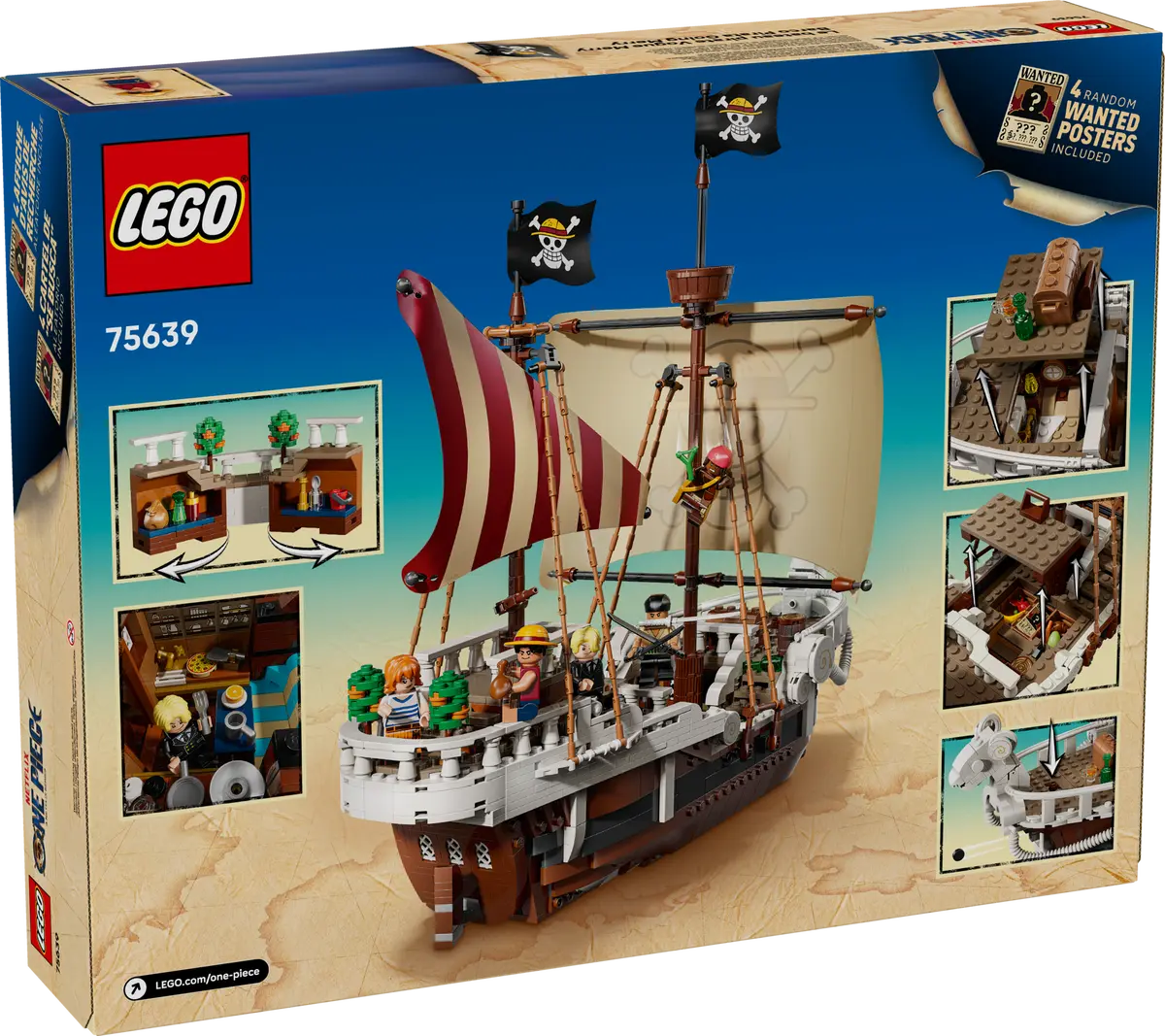 LEGO 75639 One Piece The Going Merry Pirate Ship | 1376 PCS