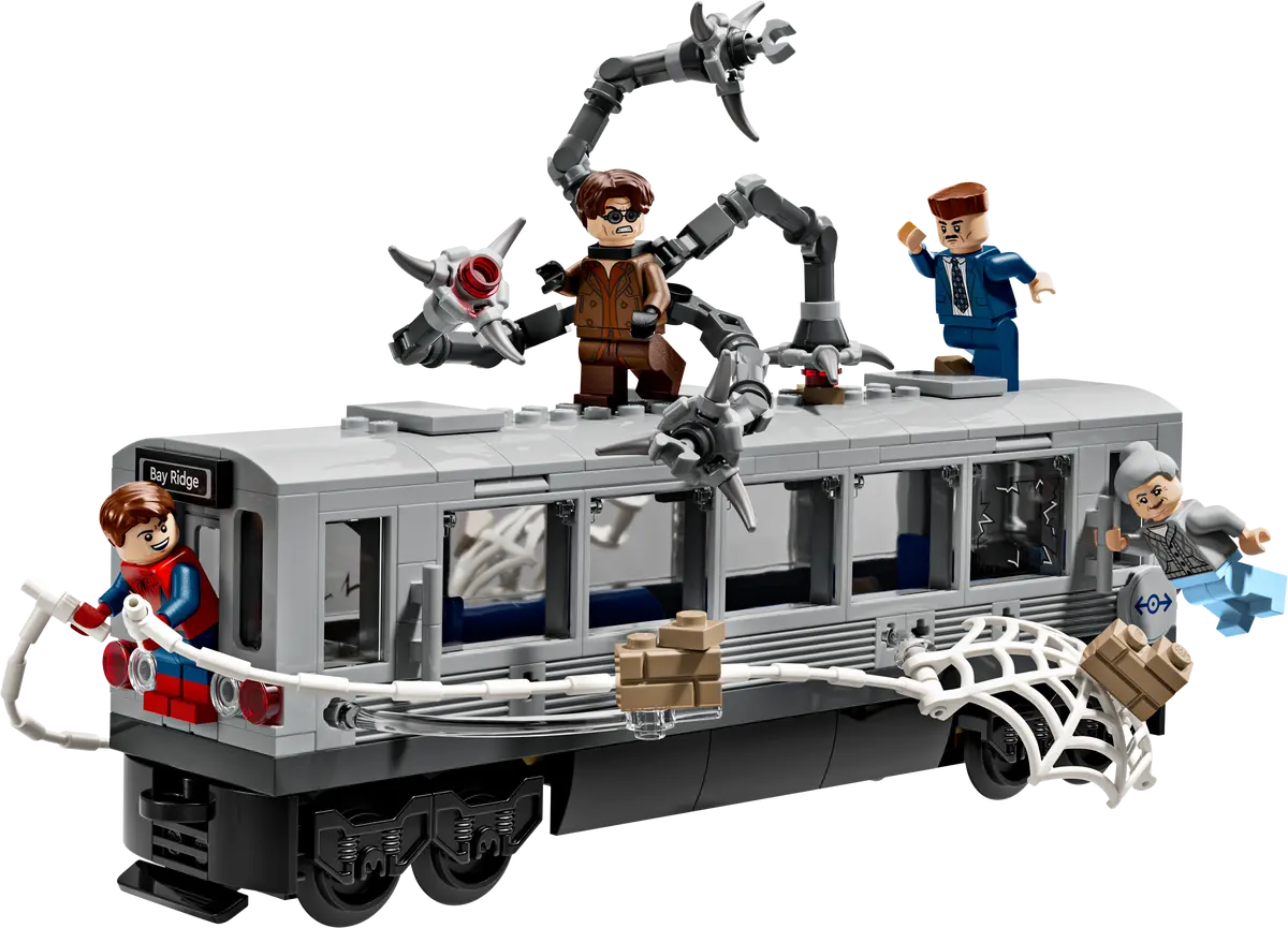 LEGO 76321 Marvel Spider-Man vs. Doc Ock Subway Train Scene | 393 PCS