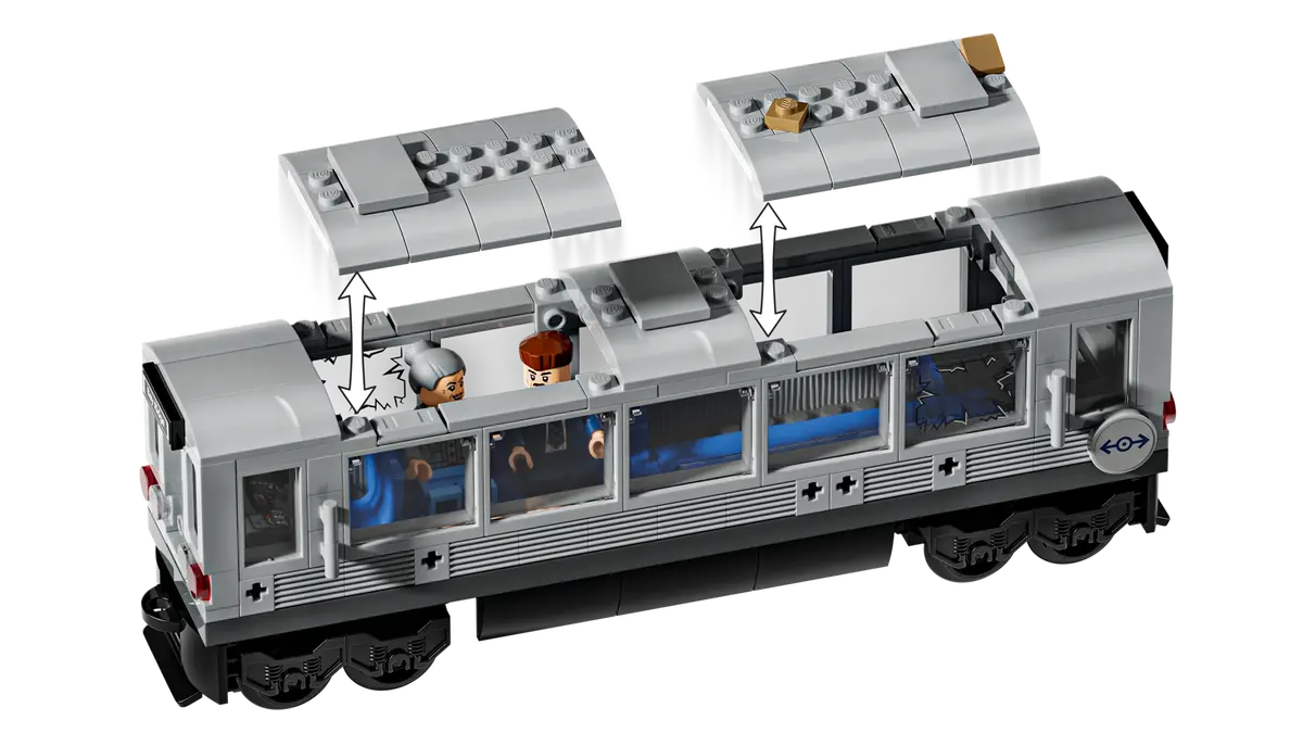 LEGO 76321 Marvel Spider-Man vs. Doc Ock Subway Train Scene | 393 PCS