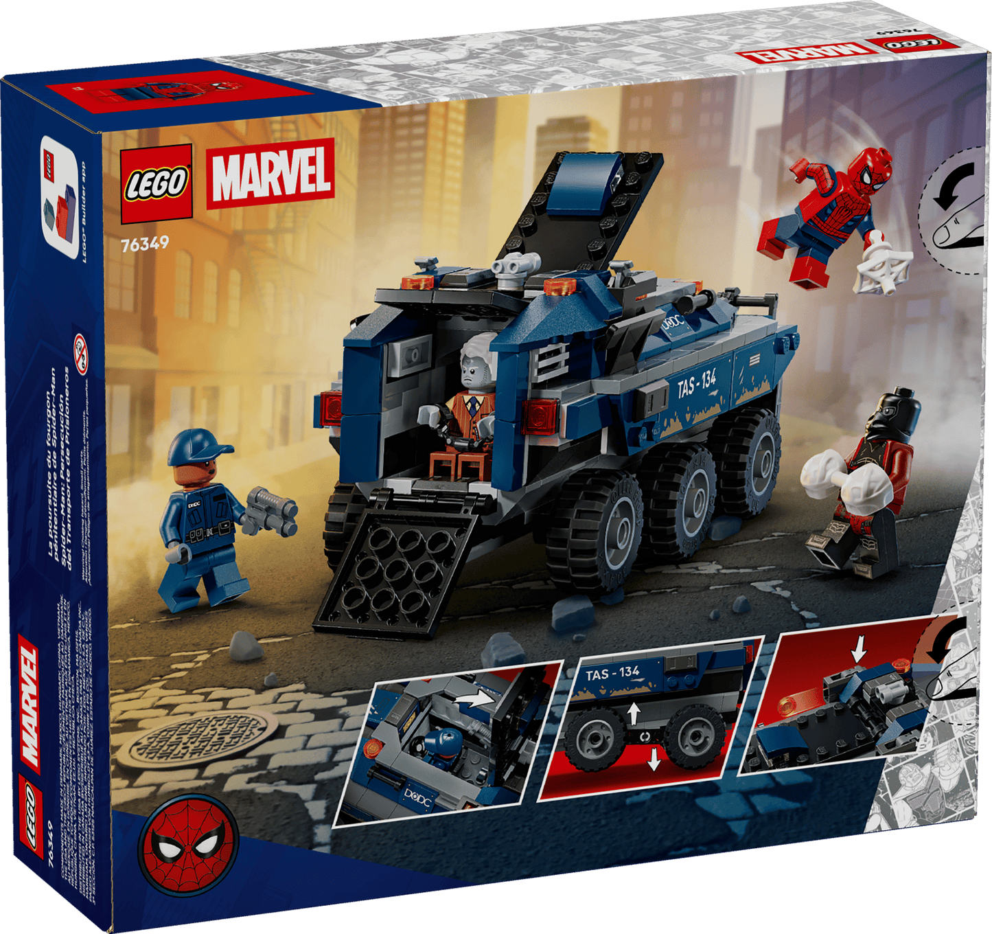 LEGO 76349 Marvel Spider-Man Prison Transport Chase | 367 PCS