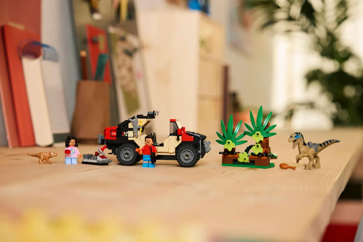 LEGO 76972 Jurassic World Raptor Off-Road Escape | 285 PCS