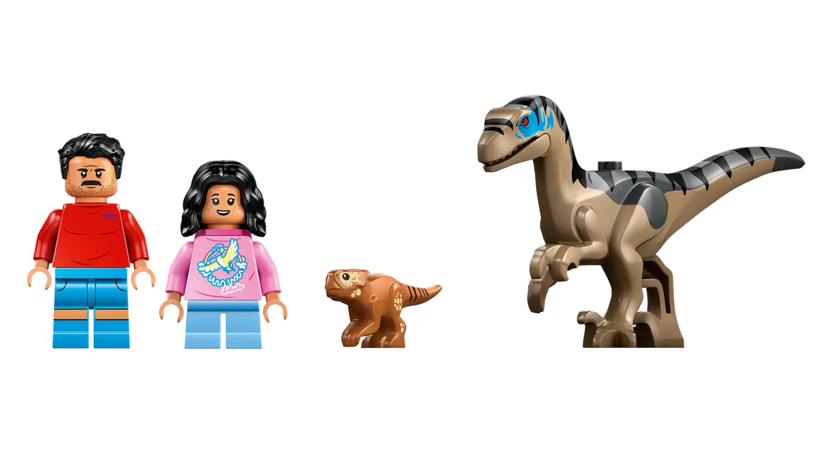 LEGO 76972 Jurassic World Raptor Off-Road Escape | 285 PCS