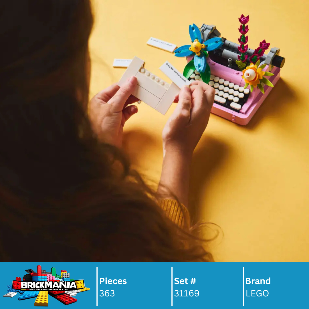 LEGO 31169 Typewriter with Flowers | 363 PCS