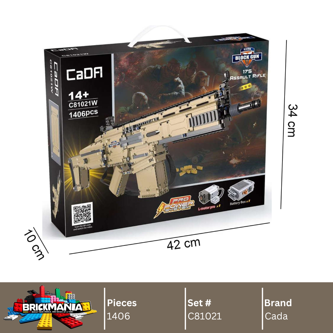Cada C81021 FN SCAR 17S Building Toy Set | 1406 PCS