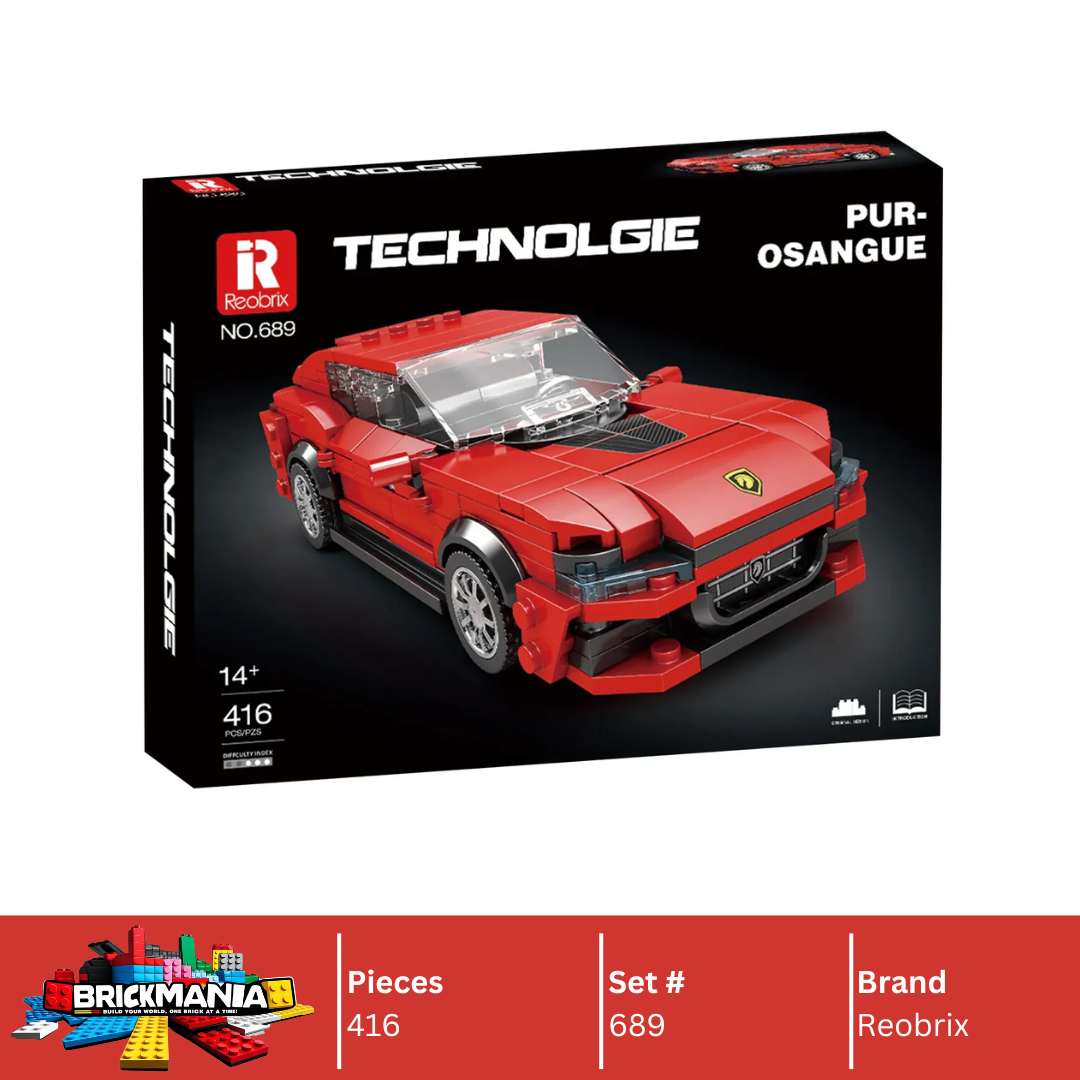 Reobrix 689 Ferrari Purosangue Building Toy Set | 416 PCS