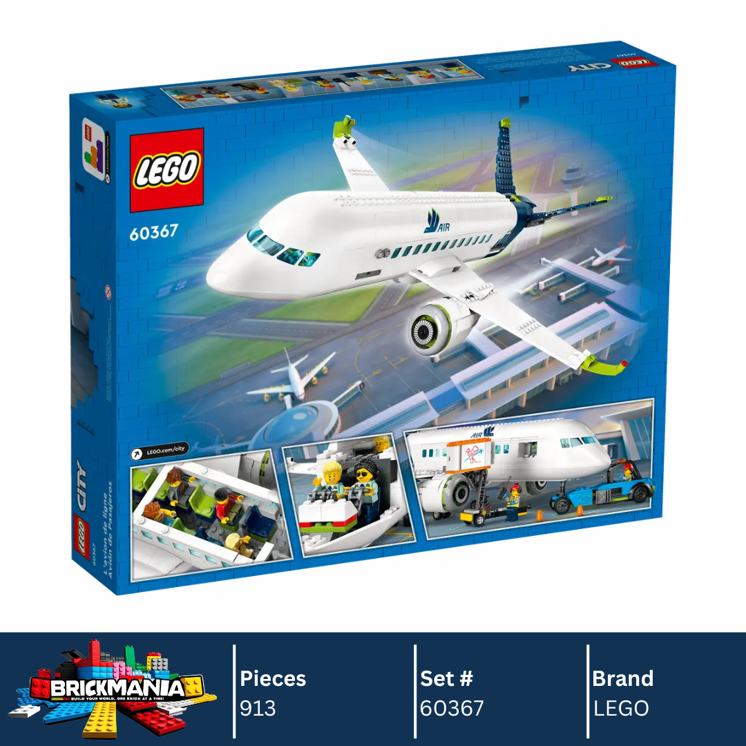 LEGO 60367 Passenger Airplane | 913 PCS