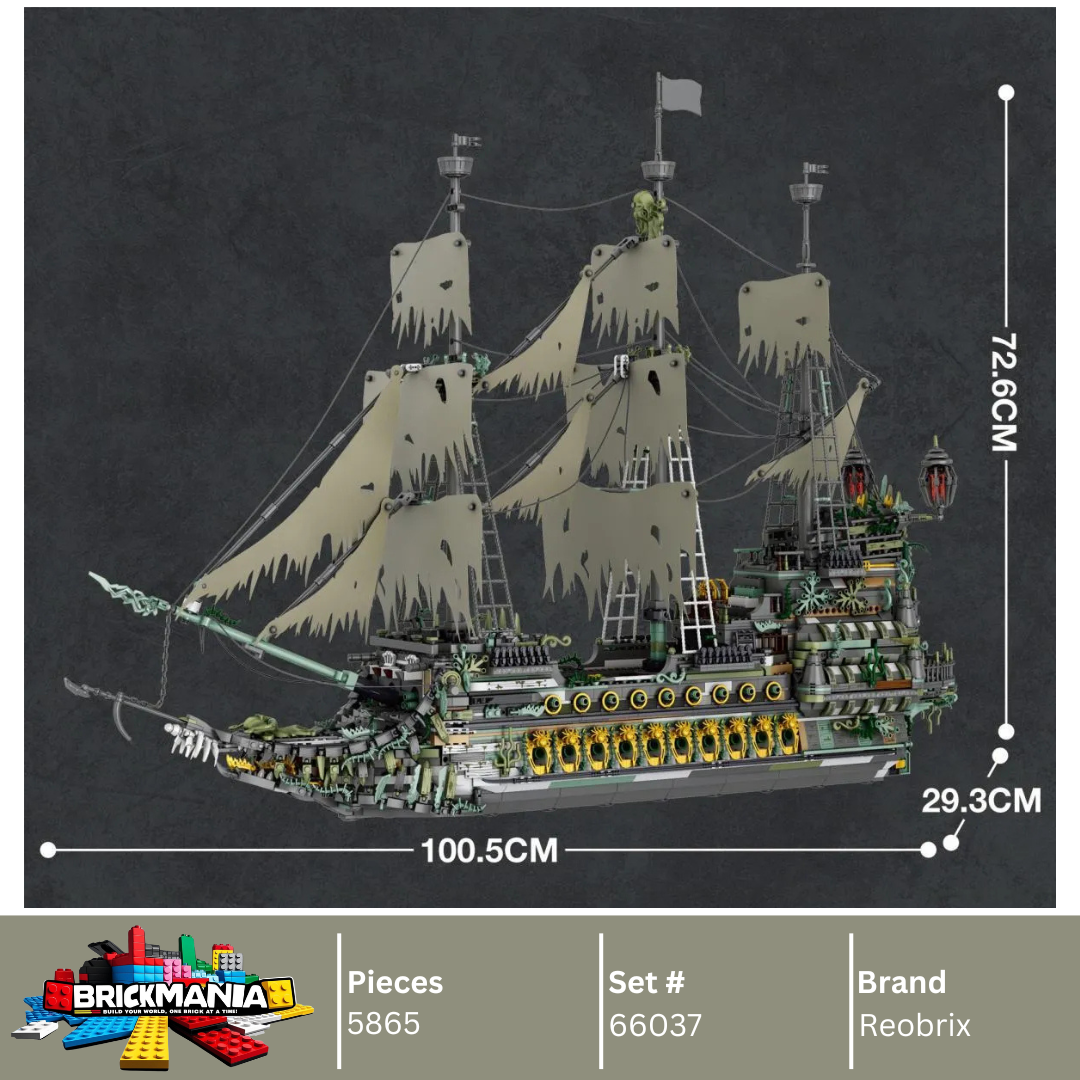 Reobrix 66037 The Flying Dutchman Building Toy Set | 5865 PCS