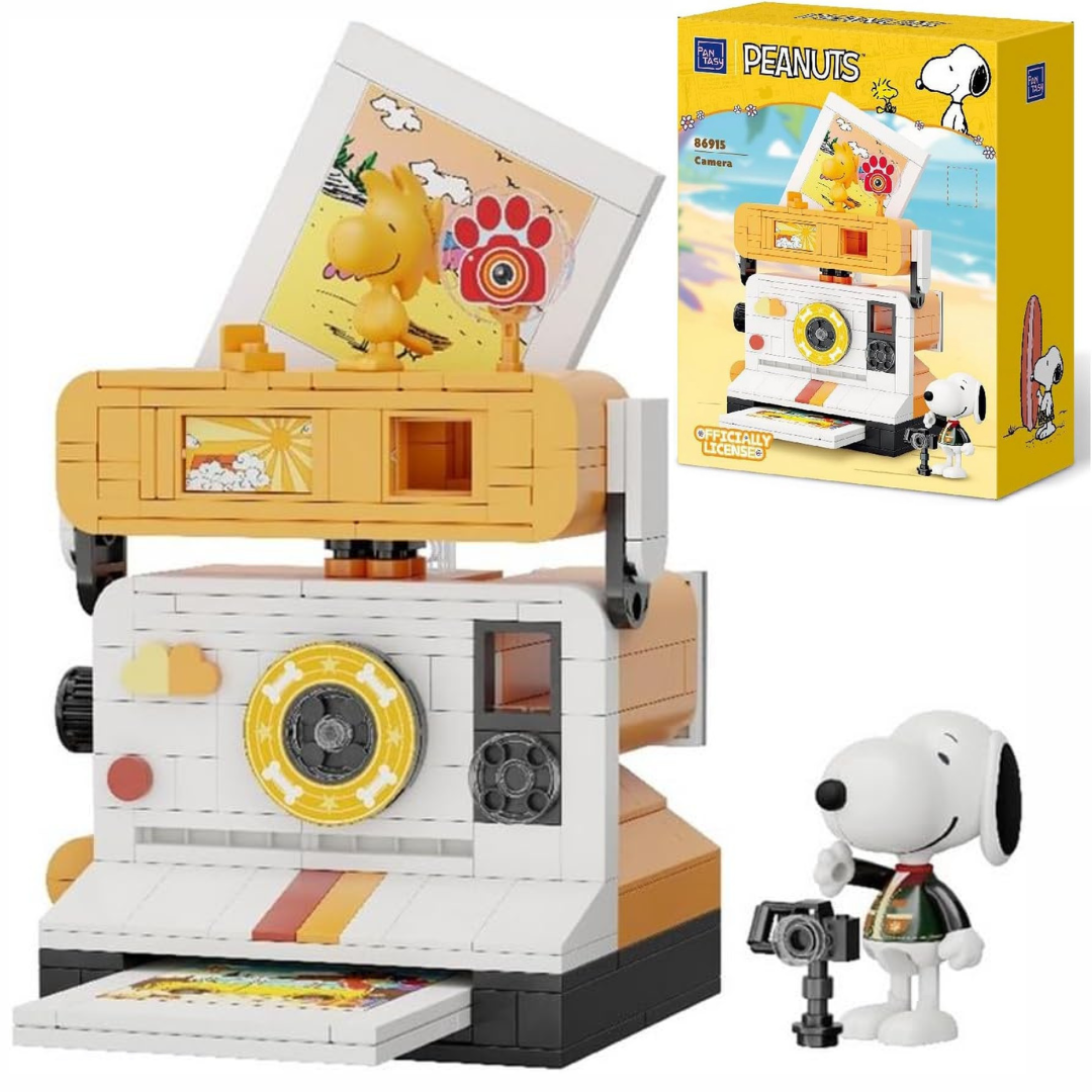 Pantasy 86915 Snoopy Camera Building Toy Set |257 PCS – Brickmania