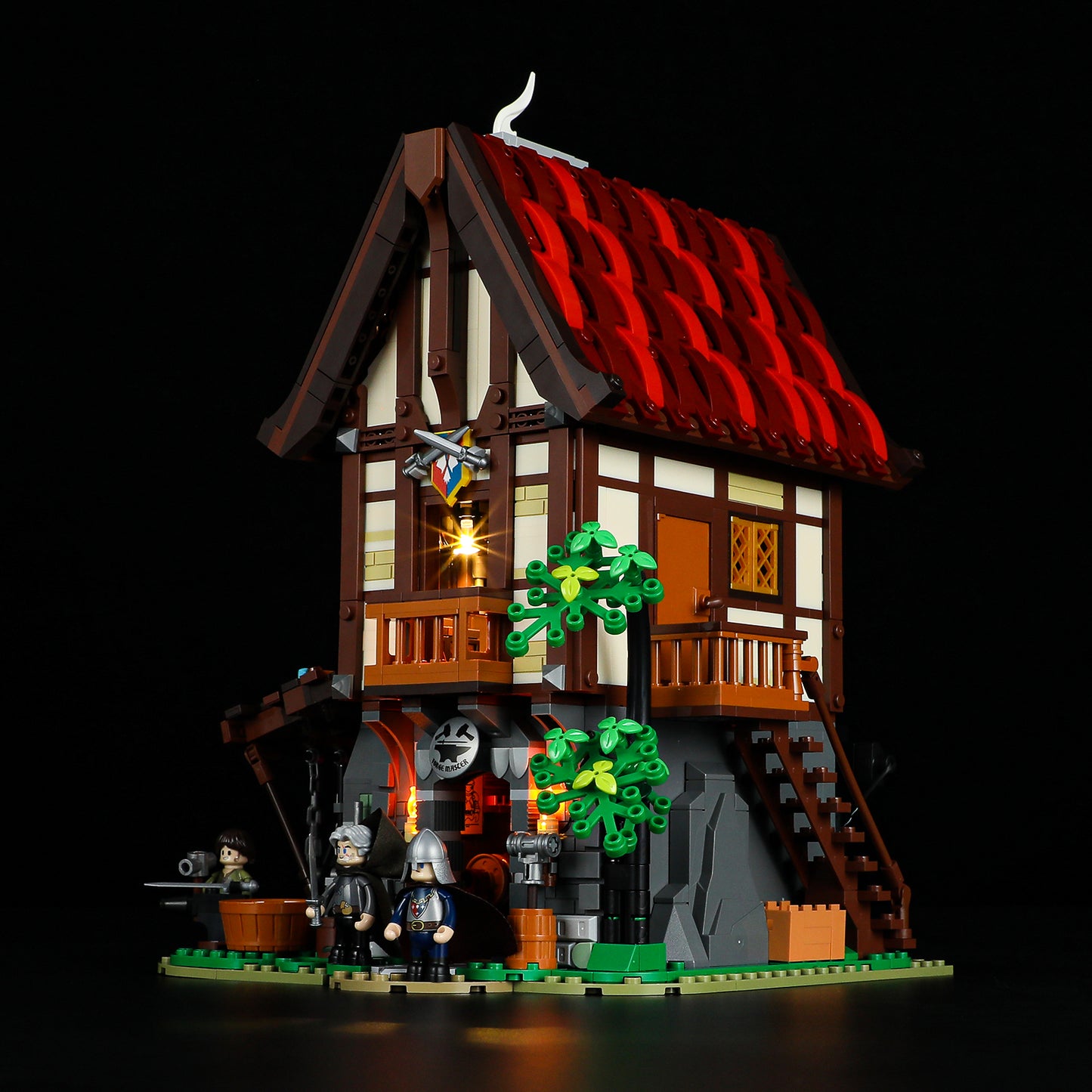 Lumibricks F9040 Forge House Building Toy Set | 1595 PCS