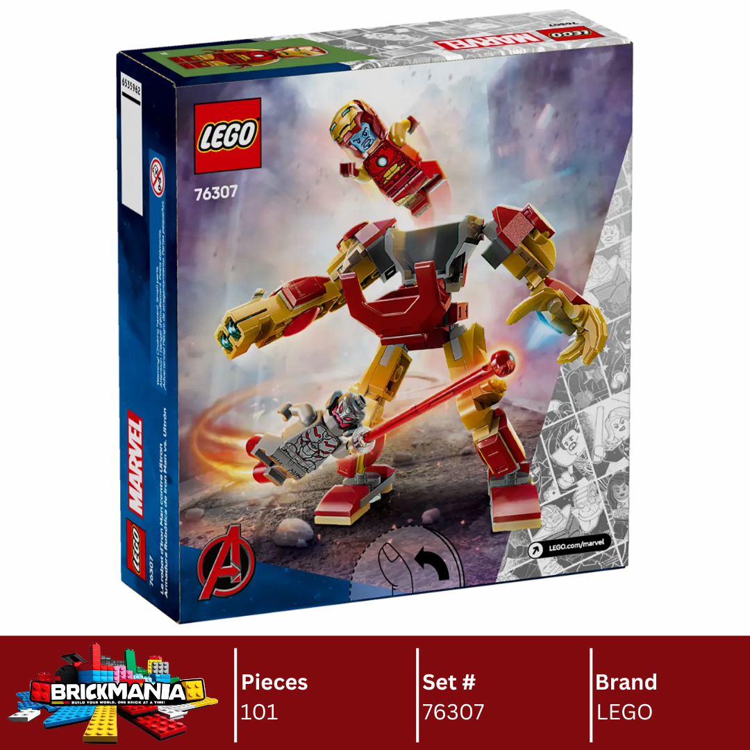 LEGO 76307 Iron Man Mech vs. Ultron | 101 PCS