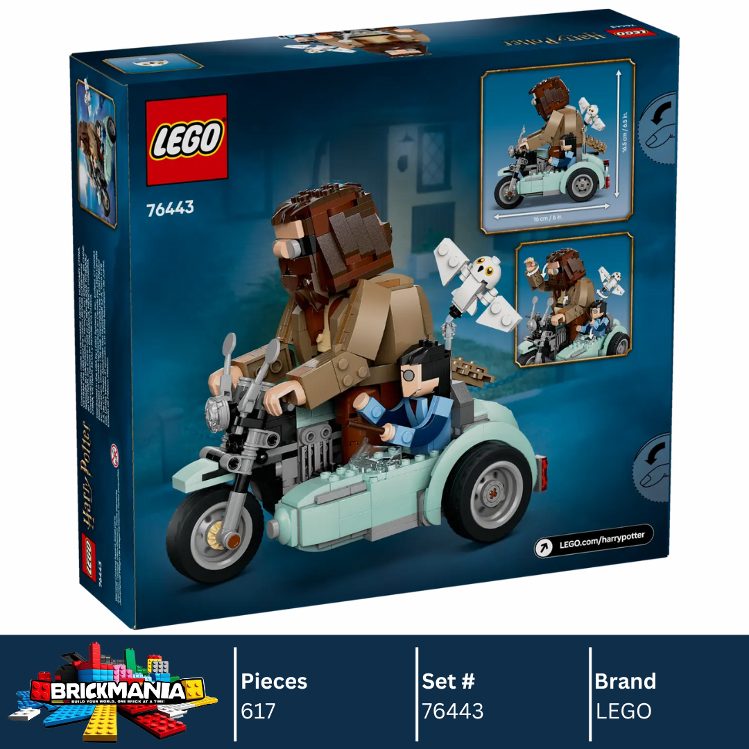 LEGO 76443 Harry Potter Hagrid™ & Harry's Motorcycle Ride | 617 PCS