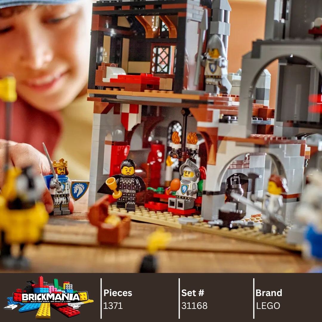 LEGO 31168 Creator 3in1 Medieval Horse Knight Castle | 1371 PCS
