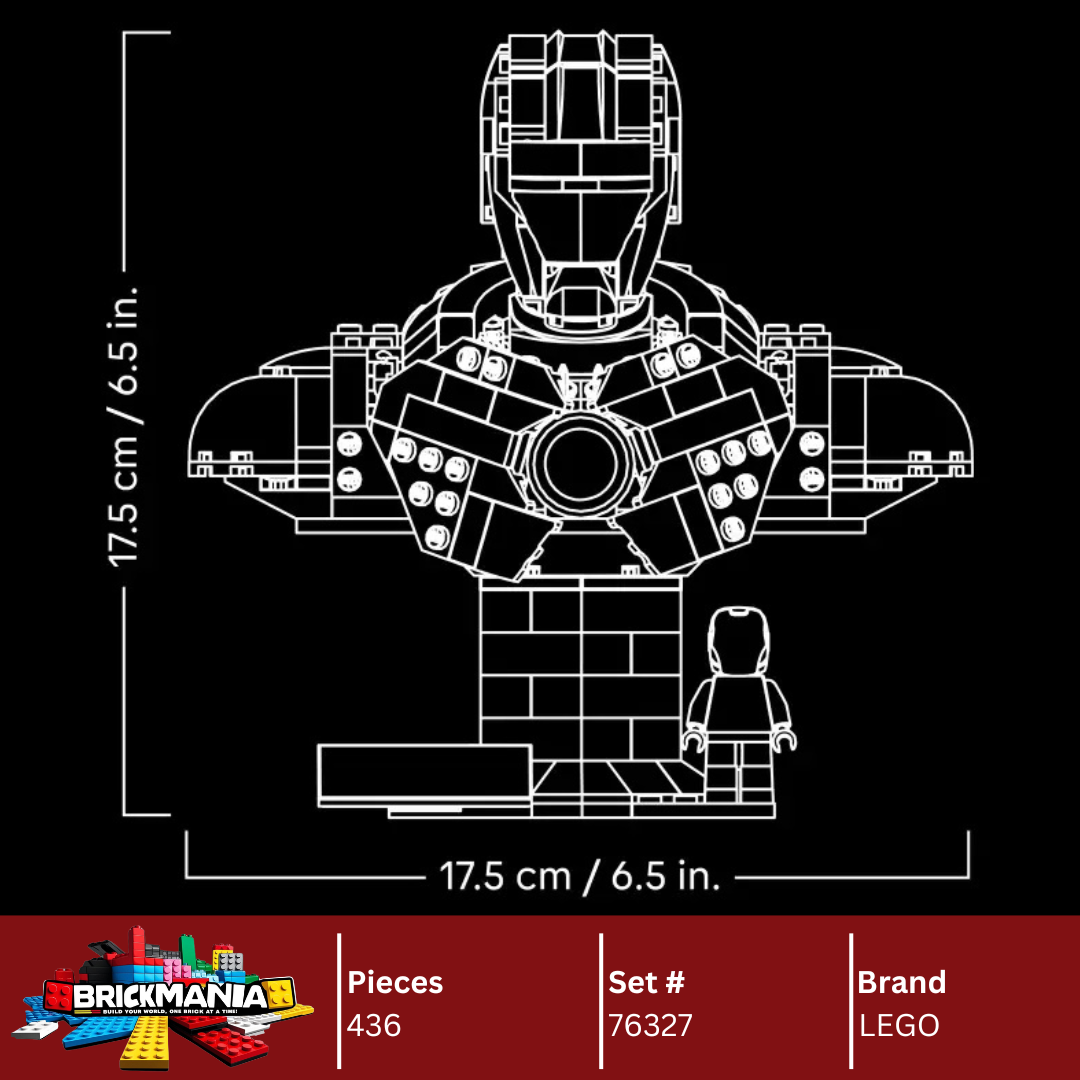 LEGO 76327 Marvel Iron Man MK4 Bust | 436 PCS