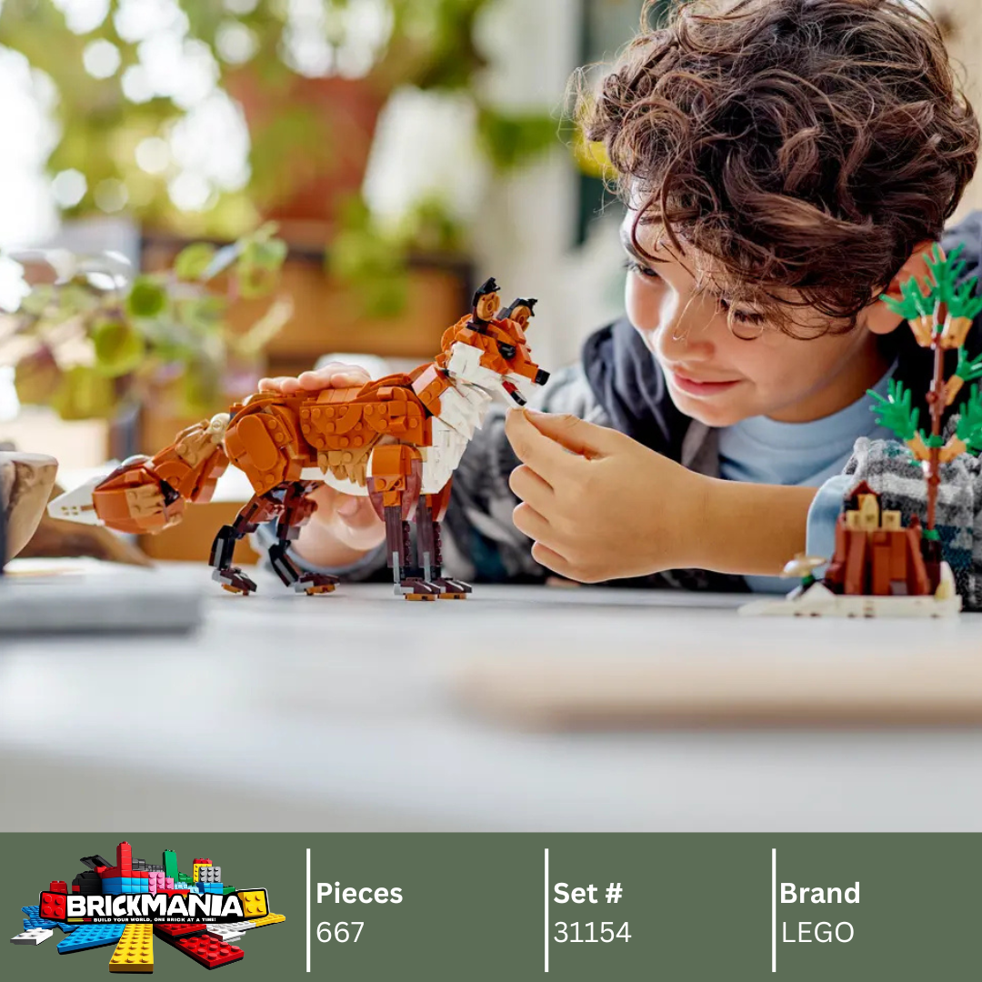 LEGO 31154 Forest Animals: Red Fox | 667 PCS | Damaged box