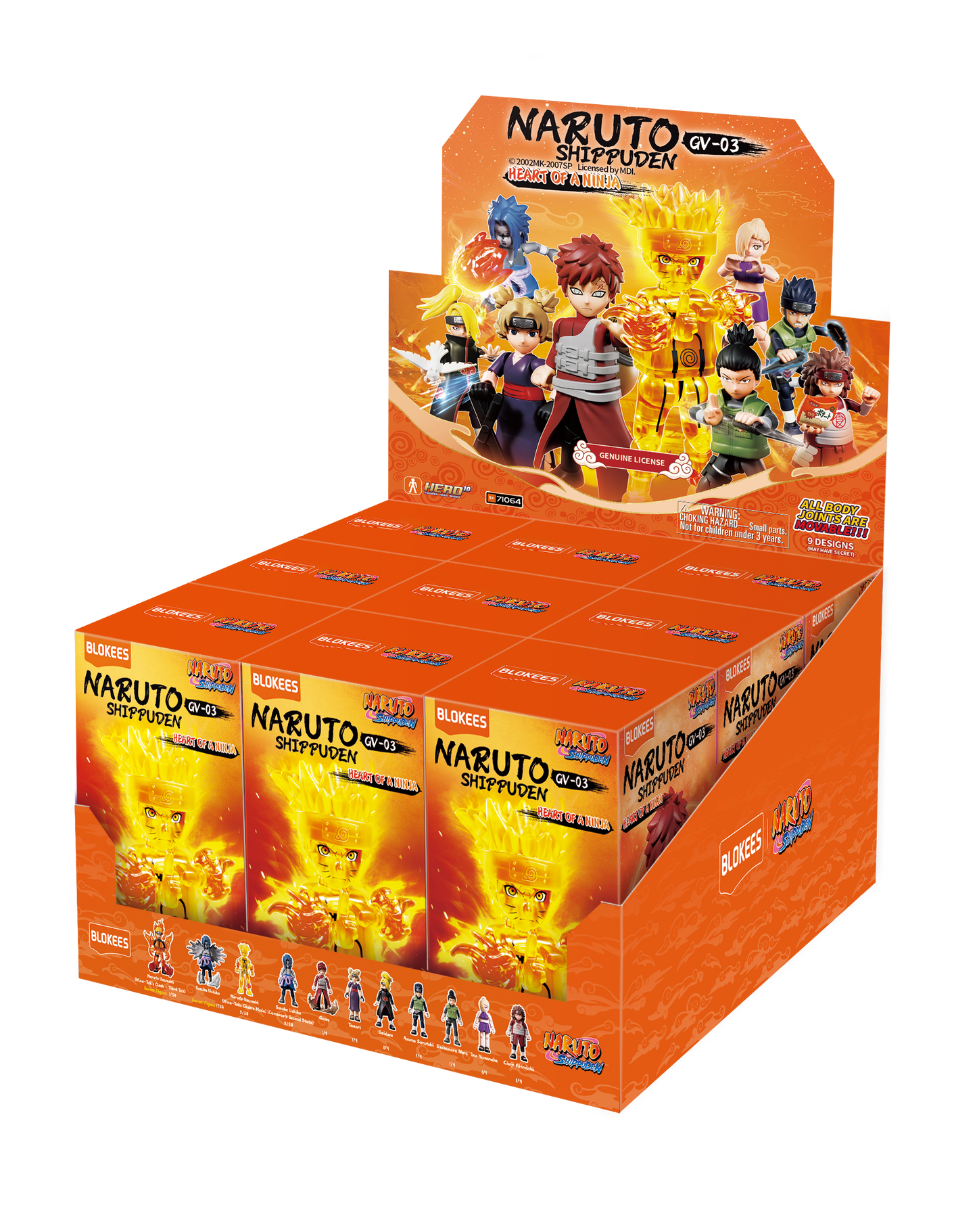 Blokees Naruto 71064 Galaxy Version 03 Heart of A Ninja