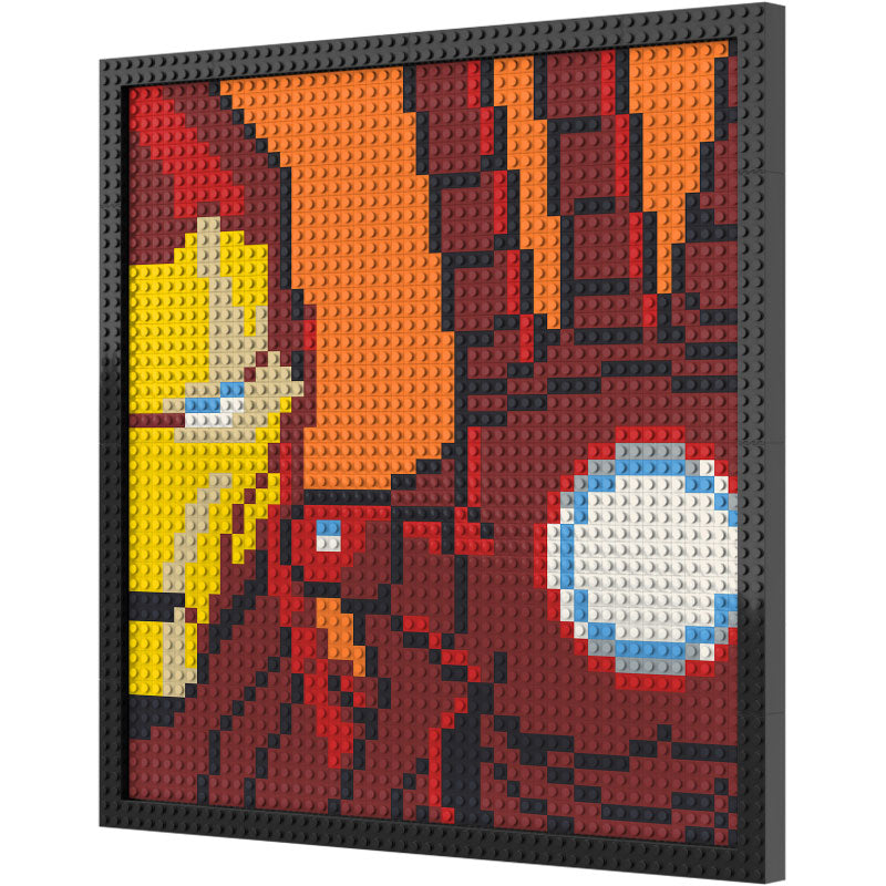 N0002 Iron Man Mosaic Wall Art | 2304 PCS