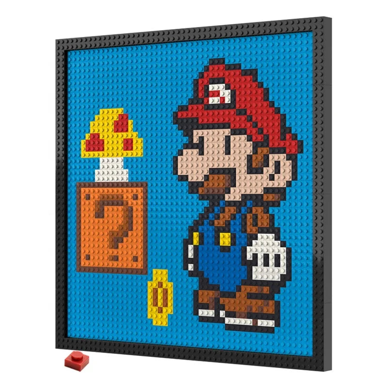 N0148 Super Mario Mosaic Wall Art | 2304 PCS