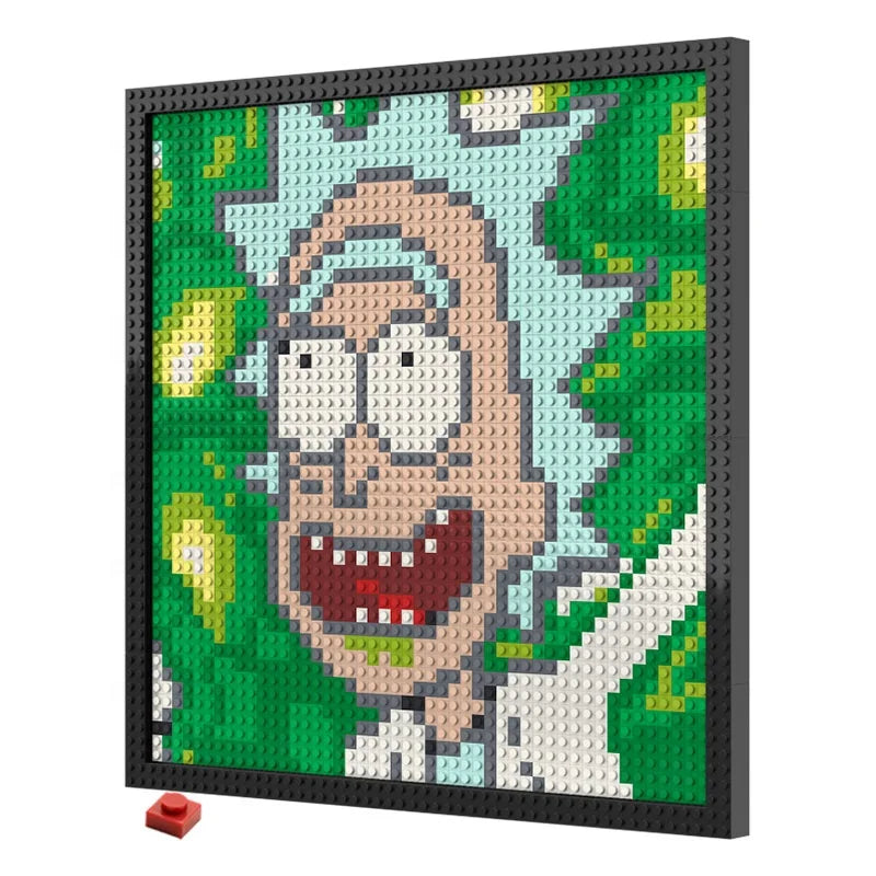 N0226 Rick Sanchez Mosaic Wall Art | 2304 PCS