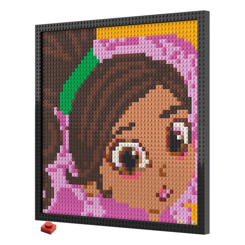 N0128 Encanto Mirabel Mosaic Wall Art | 2304 PCS