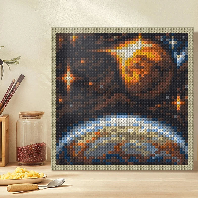 N0245 Space Mosaic Wall Art | 2304 PCS