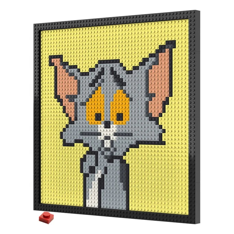 N0125 Tom Mosaic Wall Art | 2304 PCS