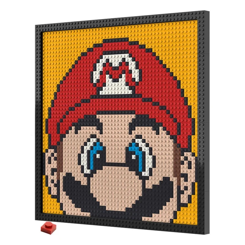 N0150 Mario Mosaic Wall Art | 2304 PCS