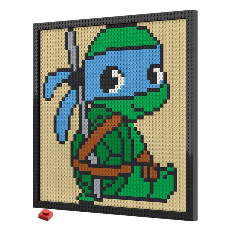 N0062 Teenage Mutant Ninja Turtle Mosaic Wall Art | 2304 PCS