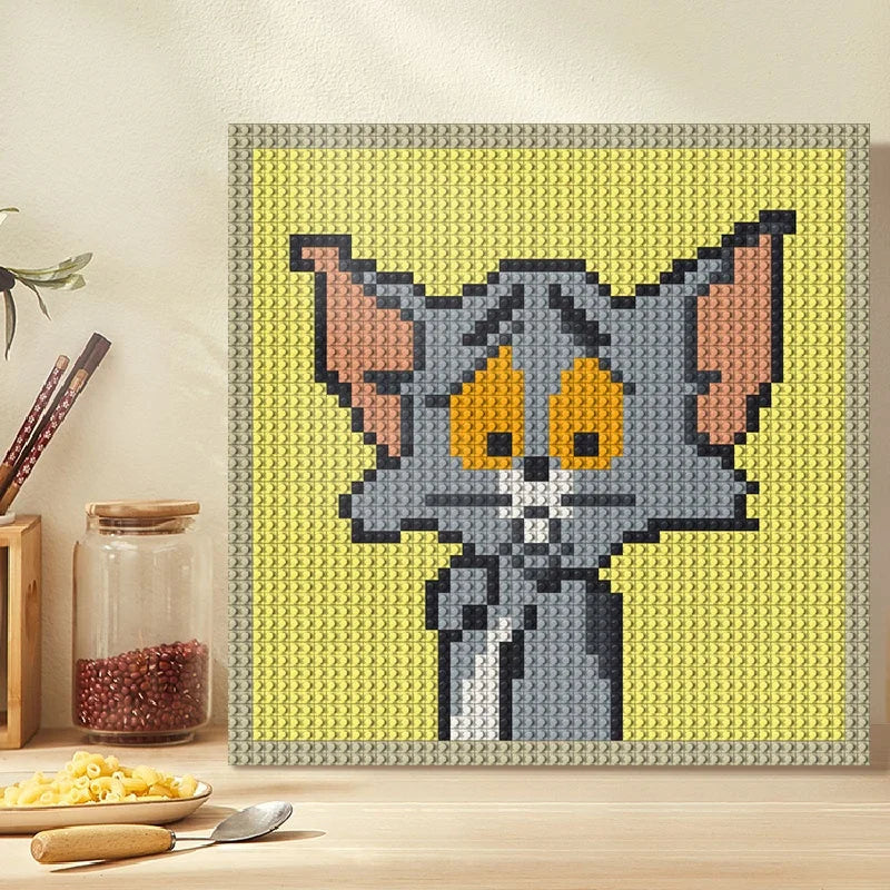 N0125 Tom Mosaic Wall Art | 2304 PCS