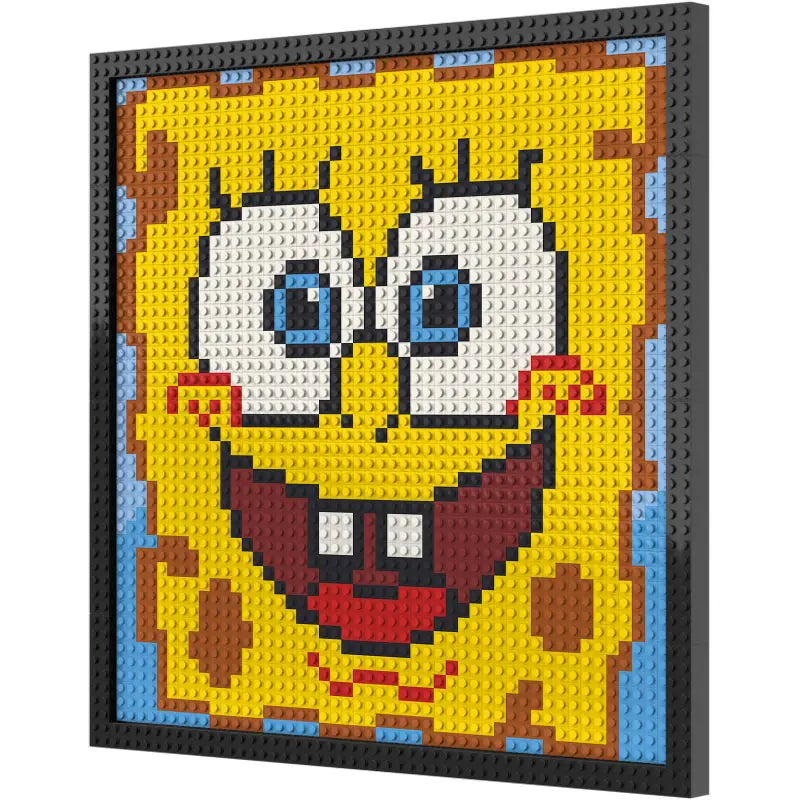 N0046 SpongeBob Mosaic Wall Art | 2304 PCS