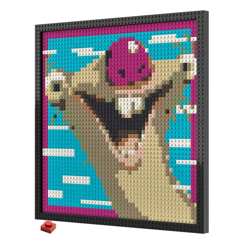 N0173 Sid the Sloth Mosaic Wall Art | 2304 PCS