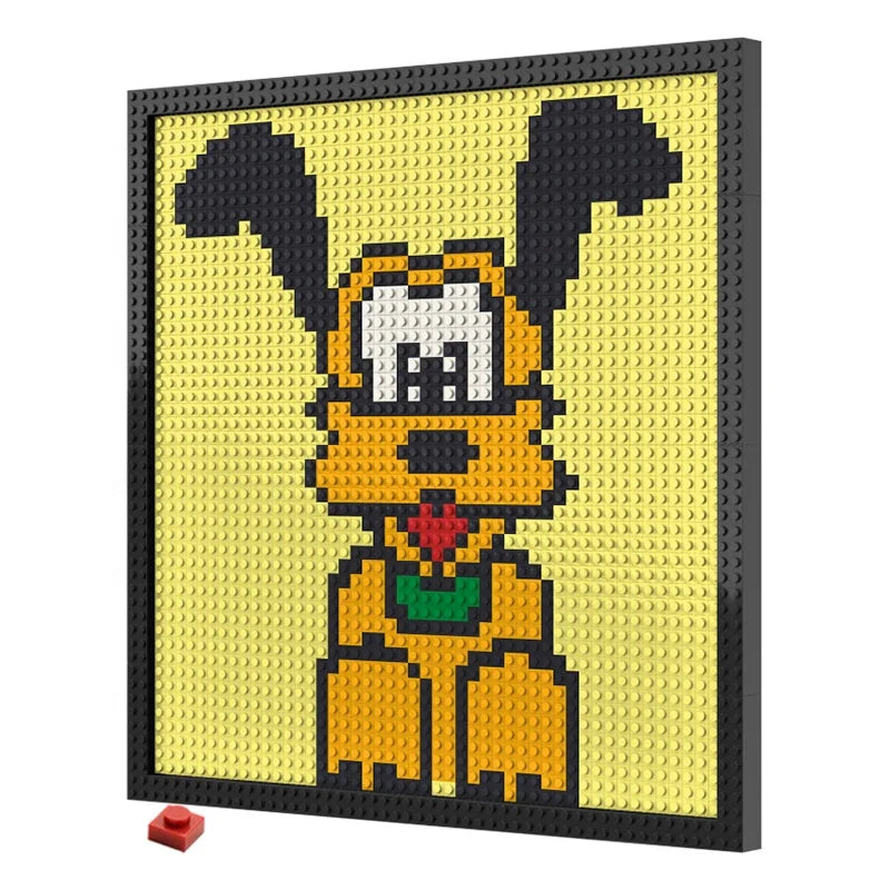 N0136 Pluto Disney Mosaic Wall Art | 2304 PCS