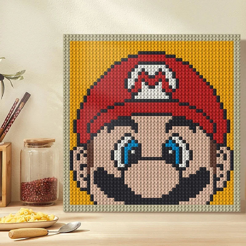 N0150 Mario Mosaic Wall Art | 2304 PCS