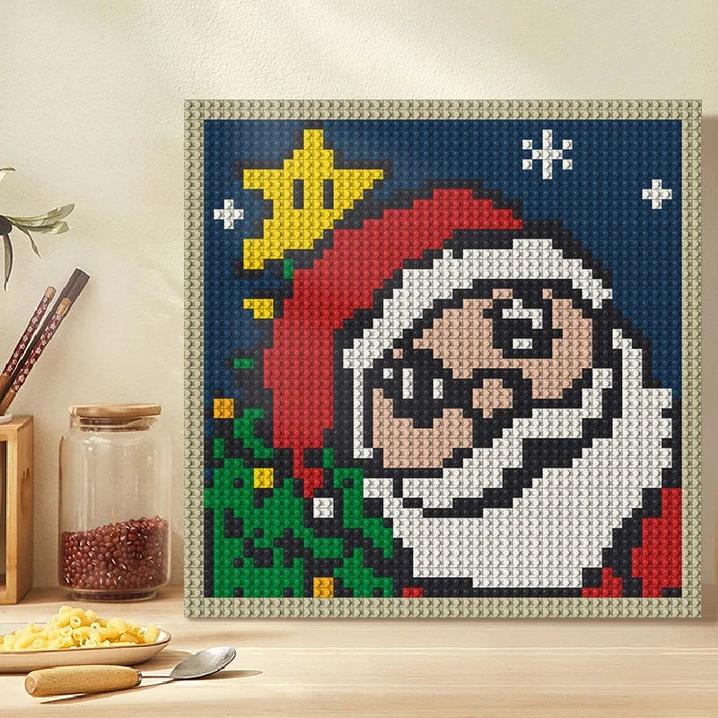 N0206 Santa Mario Mosaic Wall Art | 2304 PCS