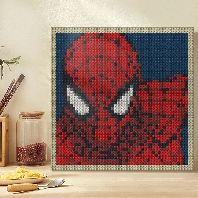 N0013 Spider-Man Mosaic Wall Art | 2304 PCS