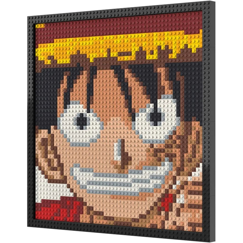 N0085 Monkey D. Luffy Mosaic Wall Art | 2304 PCS
