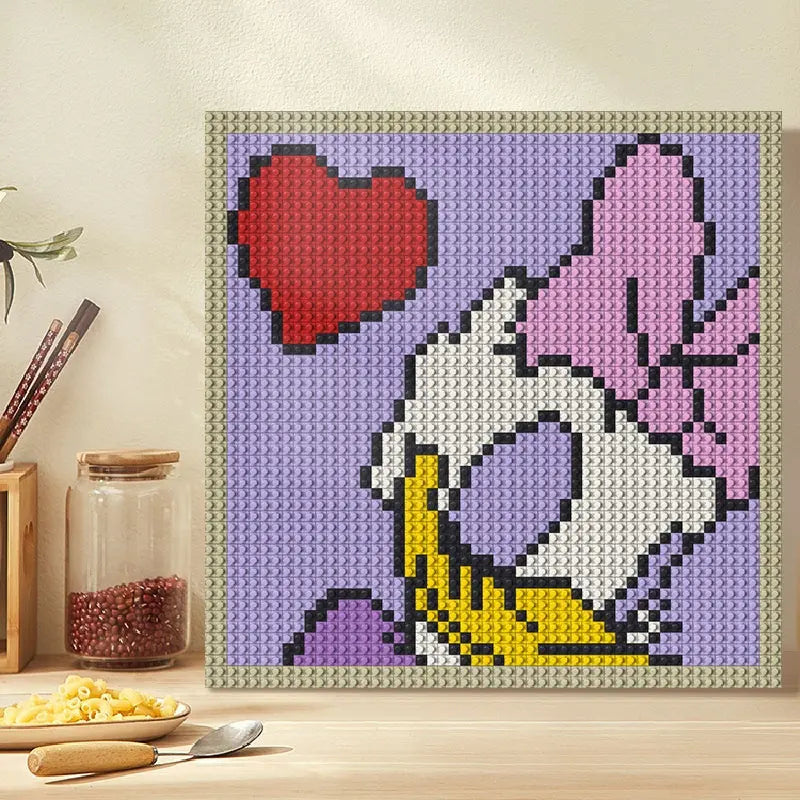 N0204 Daisy Duck Mosaic Wall Art | 2304 PCS