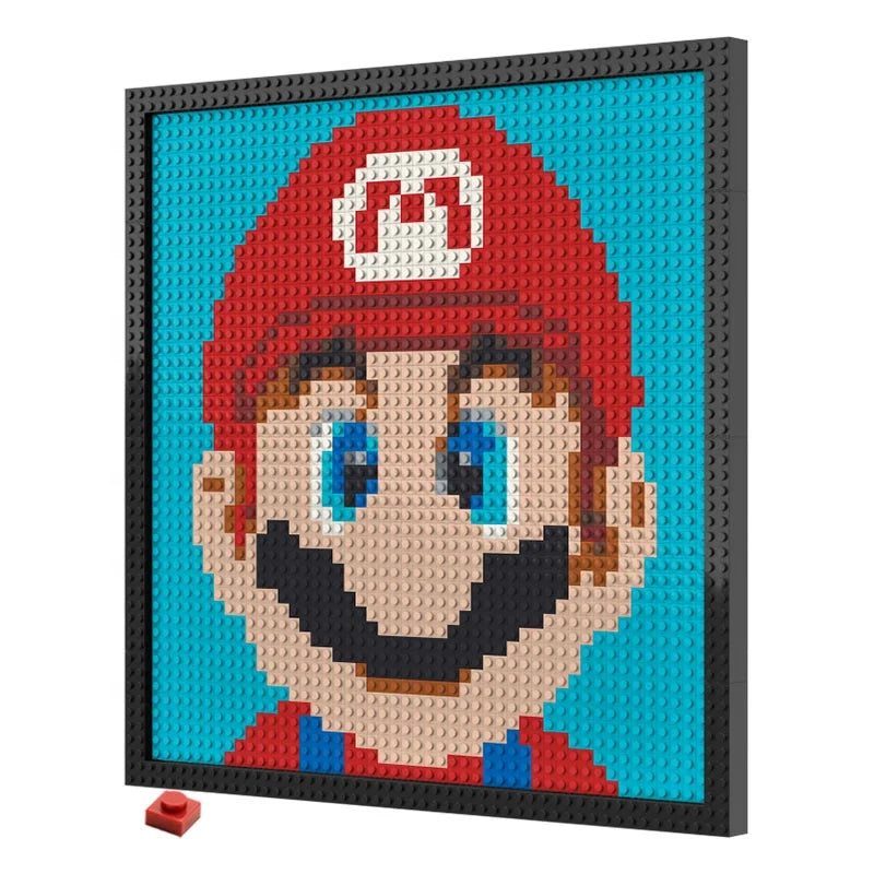 N0169 Mario Mosaic Wall Art | 2304 PCS