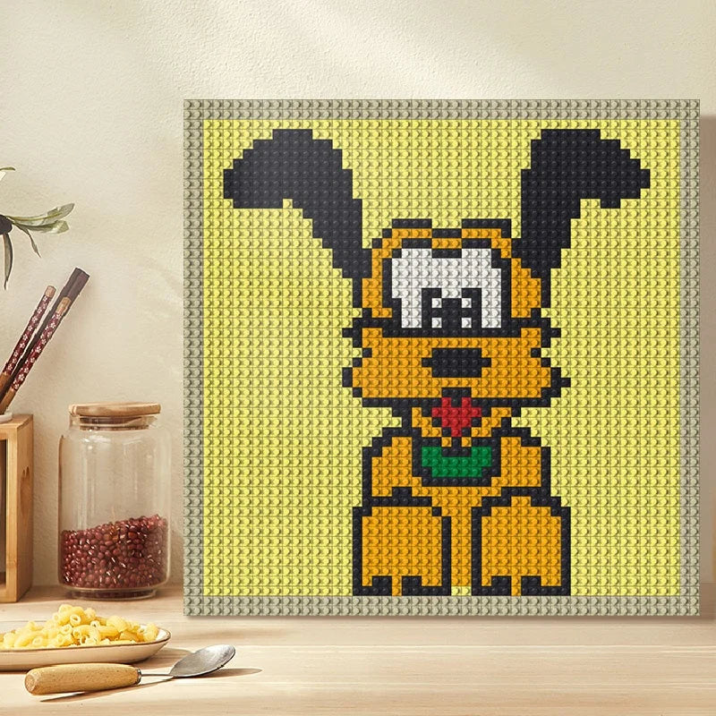 N0136 Pluto Disney Mosaic Wall Art | 2304 PCS