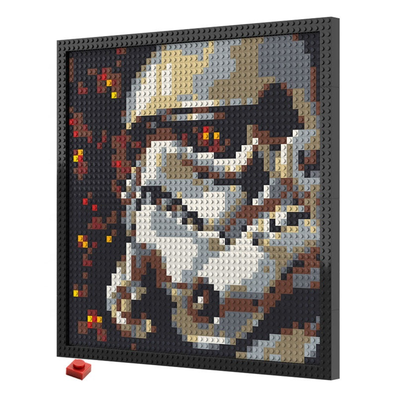 N0195 Star Wars Stormtrooper Mosaic Wall Art | 2304 PCS
