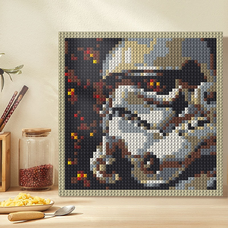 N0195 Star Wars Stormtrooper Mosaic Wall Art | 2304 PCS