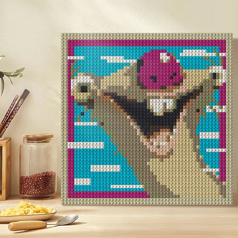 N0173 Sid the Sloth Mosaic Wall Art | 2304 PCS