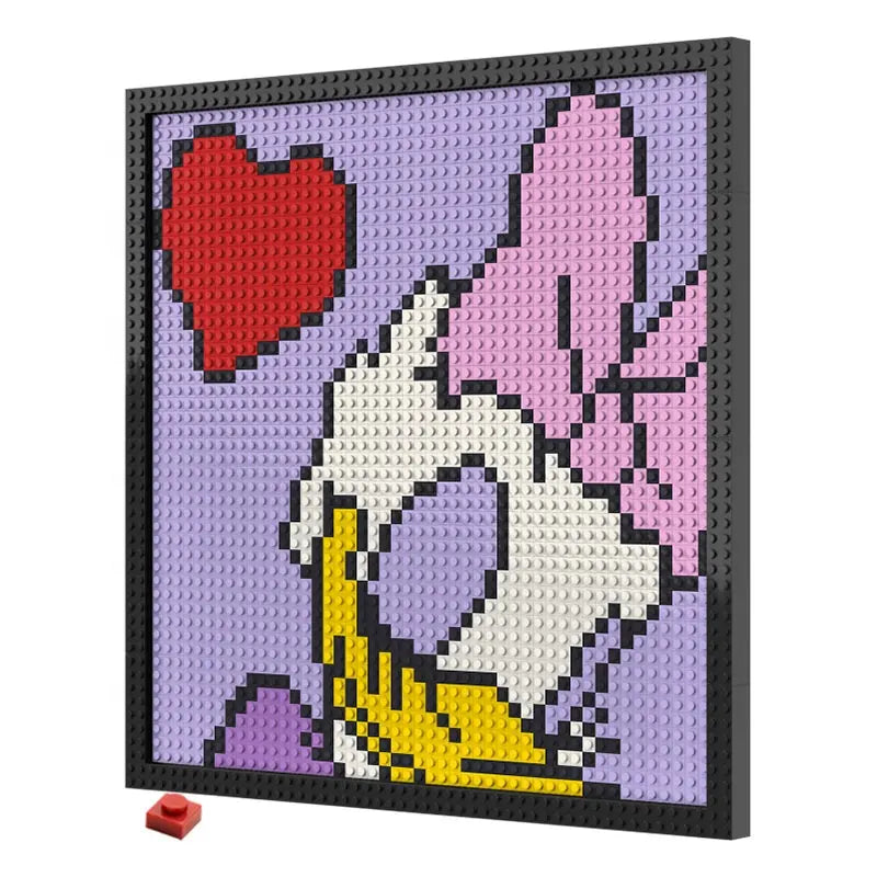 N0204 Daisy Duck Mosaic Wall Art | 2304 PCS