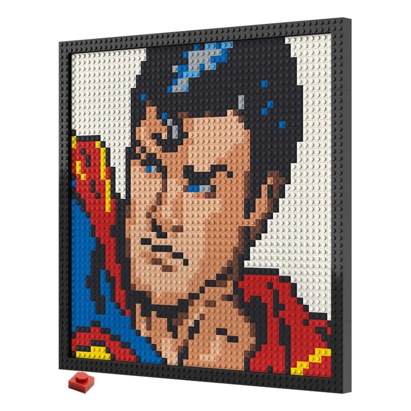 N0012 Superman Mosaic Wall Art | 2304 PCS