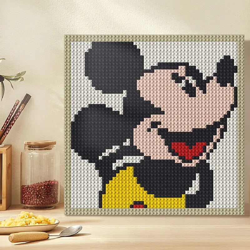 N0137 Mickey Mouse Mosaic Wall Art | 2304 PCS