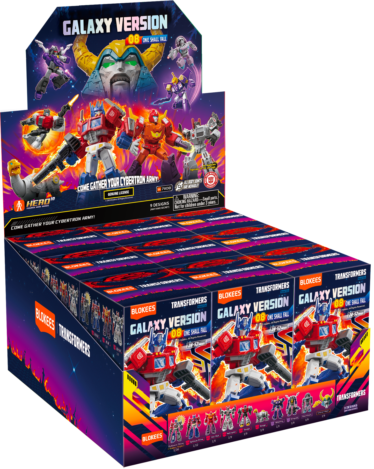 Blokees Transformers 71108 Galaxy Version 08 One Shall Fall